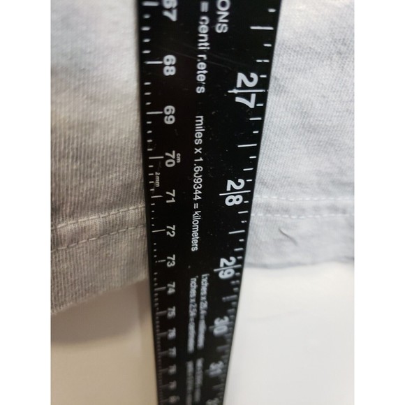 Men's American Eagle Short Sleeve Shirt Gray white Size Large USA 1977 - Picture 5 of 7